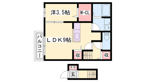 ヴェルデ天満の物件間取画像